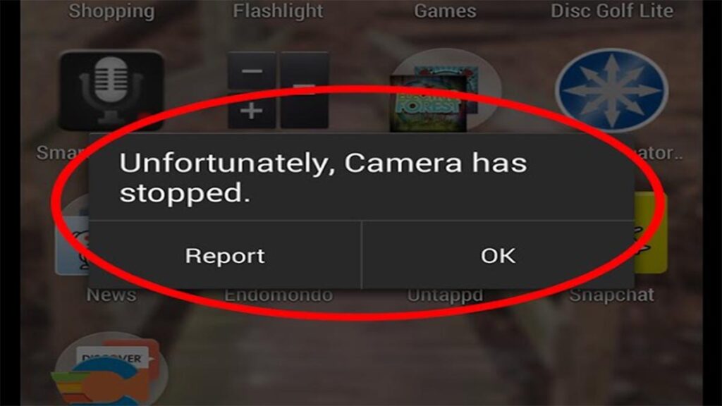 حل مشكلة توقف الكاميرا عن العمل في الأندرويد